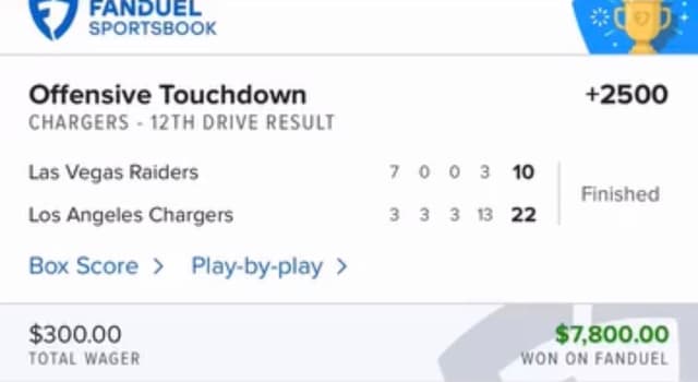 Verified winning bet slip